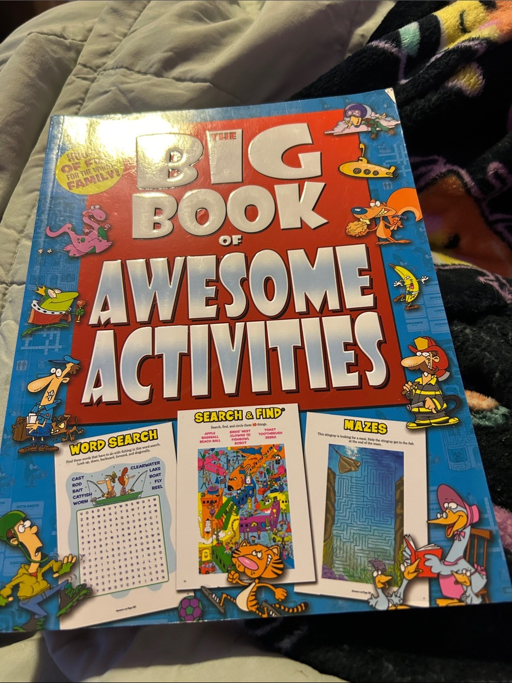The Big Book of Awesome Activities - Bright Blue & Red Cover